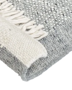 Tapete Em La Cinzenta E Branca 160 X 230 Cm Tatlisu