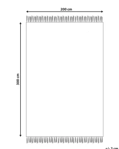 Tapete Em La Cor De Areia 200 X 300 Cm Alucra