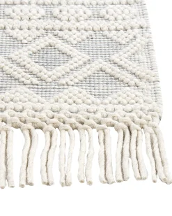 Tapete Em La Creme E Cinzenta 160 X 230 Cm Solhan