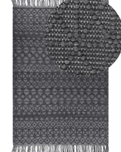 Tapete Em La Preto 200 X 300 Cm Alucra