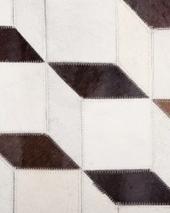 Tapete Em Pele Genuina Branca 160 X 230 Cm Alpkoy