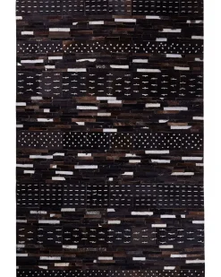 Tapete Em Pele Genuina Castanha 160 X 230 Cm Akseki