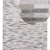 Tapete Em Pele Genuina Cinzenta 160 X 230 Cm Ahilli