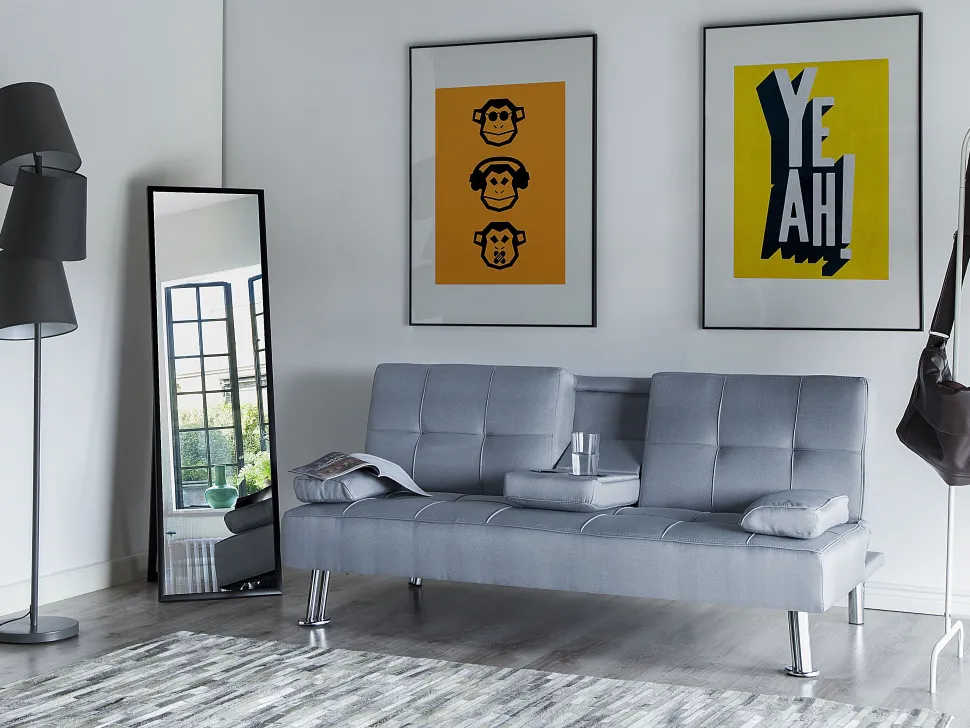 Tapete Em Pele Genuina Cinzenta 160 X 230 Cm Ahilli