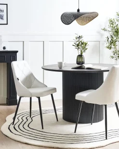 Tapete Em Pele Genuina Cinzenta 160 X 230 Cm Alacam