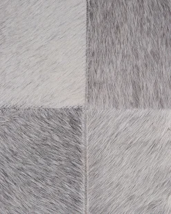 Tapete Em Pele Genuina Cinzenta 160 X 230 Cm Alacam