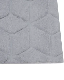 Tapete Em Pele Sintetica De Coelho Cinzenta 160 X 230 Cm Thatta