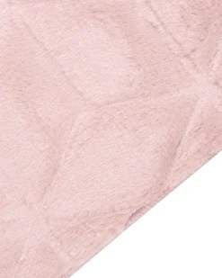 Tapete Em Pele Sintetica De Coelho Rosa 160 X 230 Cm Thatta