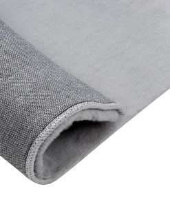 Tapete Em Pele Sintetica De Coelho Cinzento 160 X 230 Cm Mirpur