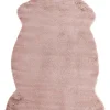 Tapete Em Pele Sintetica De Coelho Rosa 60 X 90 Cm Undara