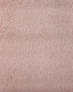 Tapete Em Pele Sintetica De Coelho Rosa 60 X 90 Cm Undara