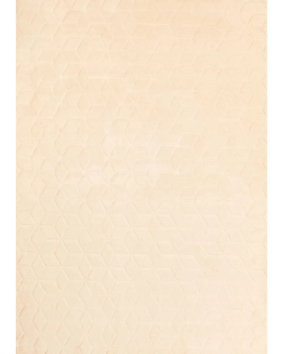Tapete Em Pele Sintetica De Coelho Creme 160 X 230 Cm Thatta