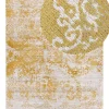 Tapete Em Viscose Amarelo E Creme 160 X 230 Cm Boyali