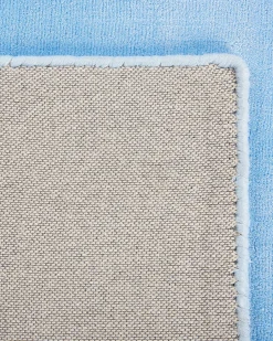 Tapete Em Viscose Azul Claro 160 X 230 Cm Gesi Ii