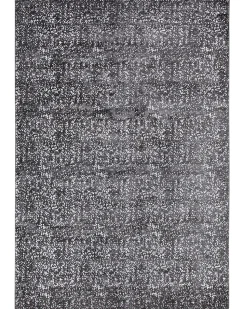 Tapete Em Viscose Cinzenta Escura E Prateada 160 X 230 Cm Esel