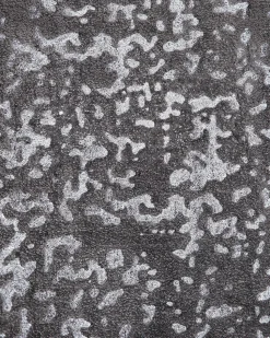 Tapete Em Viscose Cinzenta Escura E Prateada 160 X 230 Cm Esel