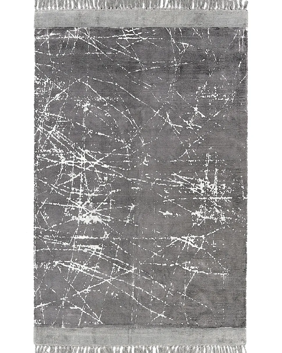 Tapete Em Viscose Cinzenta 160 X 230 Cm Hanli