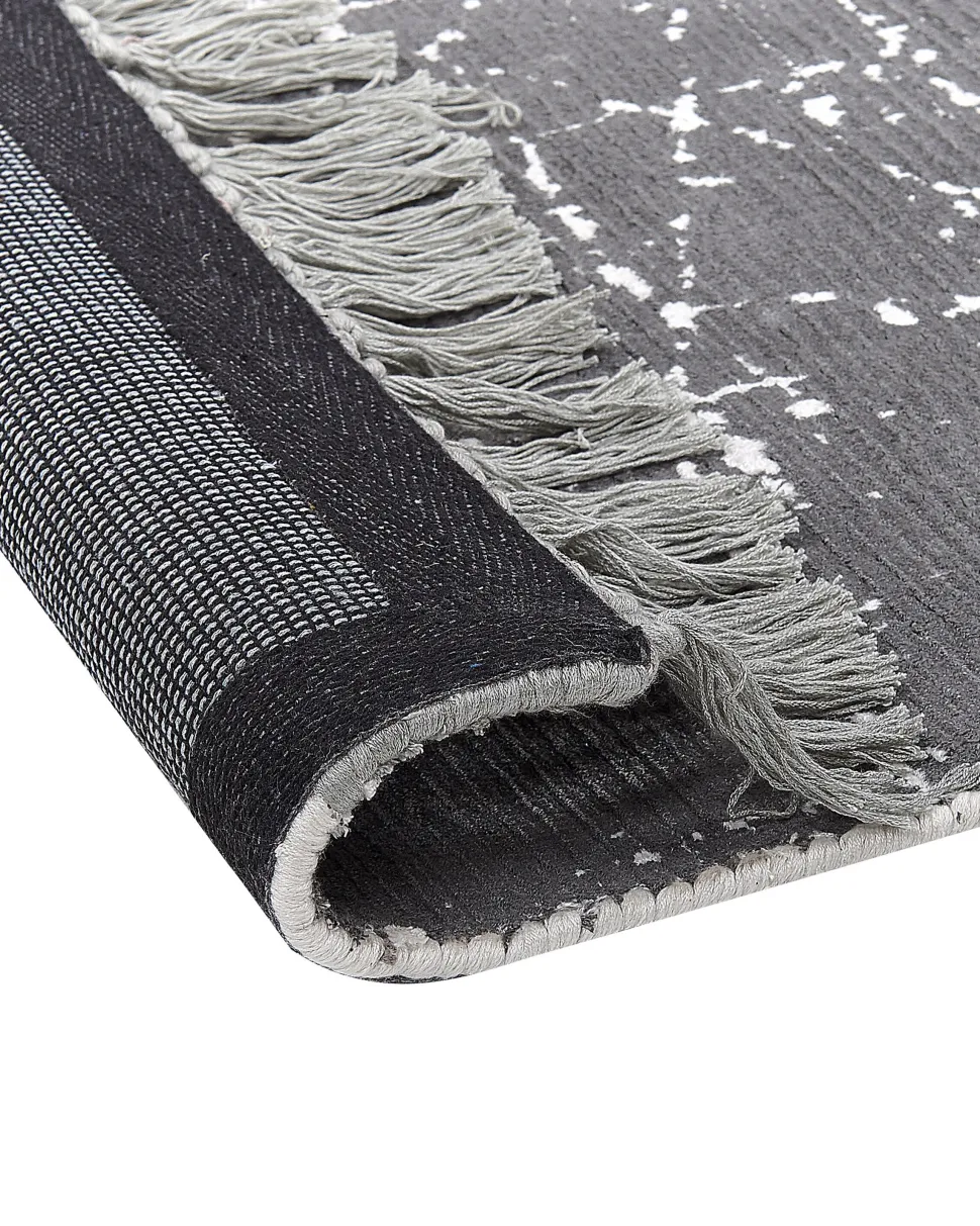 Tapete Em Viscose Cinzenta 160 X 230 Cm Hanli