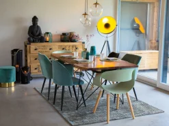 Tapete Em Viscose Cinzenta Escura E Dourada 160 X 230 Cm Esel