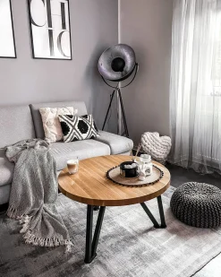 Tapete Em Viscose Cinzenta 160 X 230 Cm Ercis