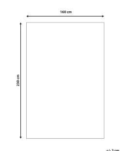 Tapete Em Viscose Cor De Areia 160 X 230 Cm Gesi Ii