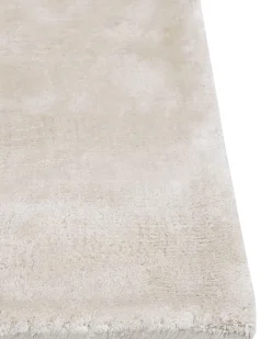 Tapete Em Viscose Creme Claro 160 X 230 Cm Gesi Ii