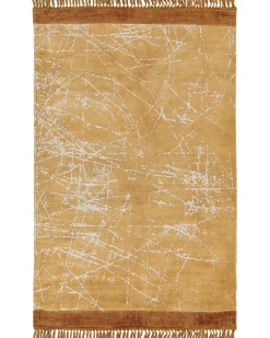 Tapete Em Viscose Laranja 160 X 230 Cm Hanli