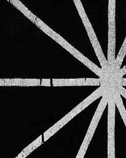 Tapete Em Viscose Preta 160 X 230 Cm Sibel