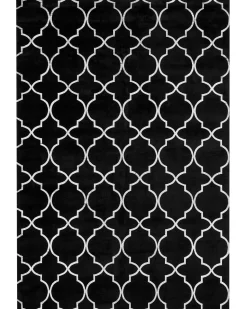 Tapete Em Viscose Preto 160 X 230 Cm Yelki