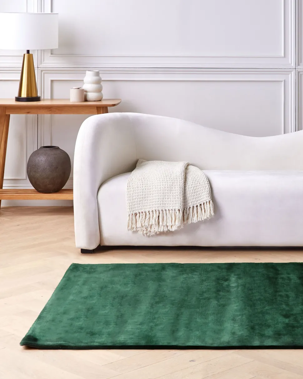 Tapete Em Viscose Verde 140 X 200 Cm Gesi Ii