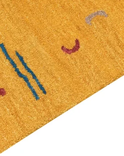 Tapete Gabbeh Em La Amarela 160 X 230 Cm Akalan