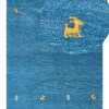 Tapete Gabbeh Em La Azul Escura 160 X 230 Cm Calti