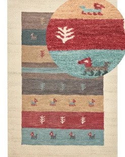 Tapete Gabbeh Em La Multicolor 160 X 230 Cm Sarilar