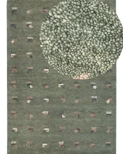 Tapete Gabbeh Em La Verde 160 X 230 Cm Kizarli