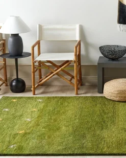 Tapete Gabbeh Em La Verde 160 X 230 Cm Yulafi
