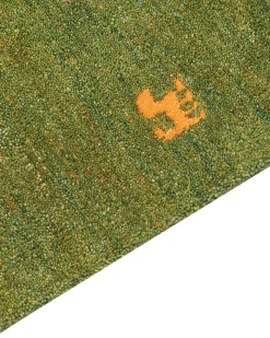 Tapete Gabbeh Em La Verde 160 X 230 Cm Yulafi