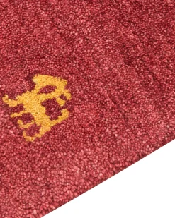 Tapete Gabbeh Em La Vermelha 160 X 230 Cm Yarali