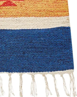 Tapete Kilim Em Algodao Multicolor 200 X 300 Cm Taronik