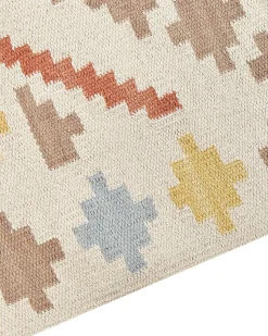 Tapete Kilim Em Algodao Multicolor 160 X 230 Cm Atan