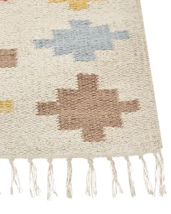 Tapete Kilim Em Algodao Multicolor 160 X 230 Cm Atan