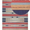 Tapete Kilim Em Algodao Multicolor 140 X 200 Cm Gandzak