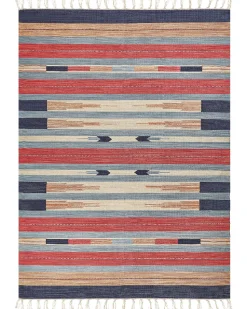 Tapete Kilim Em Algodao Multicolor 140 X 200 Cm Gandzak