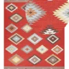 Tapete Kilim Em Algodao Multicolor 160 X 230 Cm Lorut