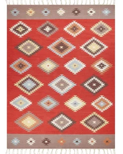 Tapete Kilim Em Algodao Multicolor 160 X 230 Cm Lorut