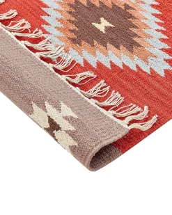 Tapete Kilim Em Algodao Multicolor 160 X 230 Cm Lorut