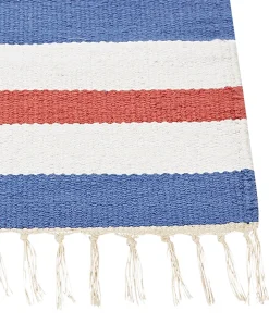 Tapete Kilim Em Algodao Multicolor 140 X 200 Cm Varser