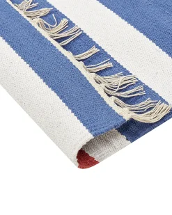 Tapete Kilim Em Algodao Multicolor 140 X 200 Cm Varser