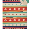 Tapete Kilim Em Algodao Multicolor 140 X 200 Cm Margara