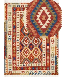 Tapete Kilim Em La Multicolor 160 X 230 Cm Oshakan
