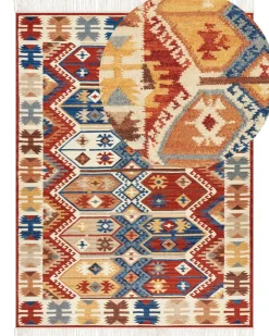 Tapete Kilim Em La Multicolor 160 X 230 Cm Vanashen